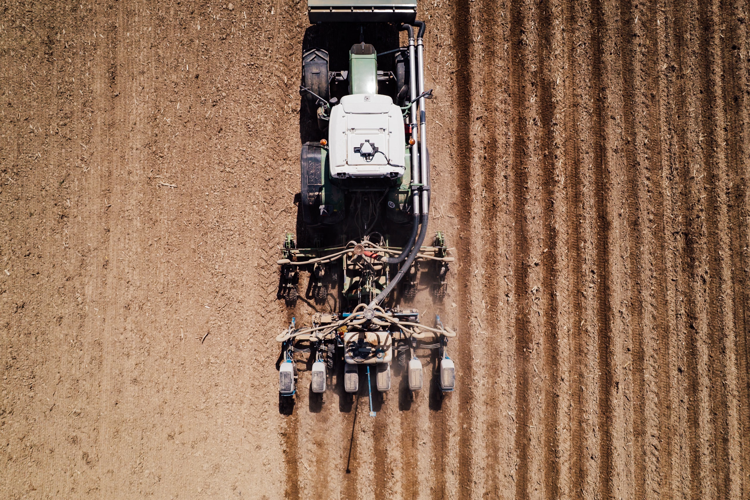 Tracteur avec agriculture de précision